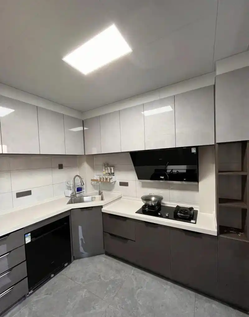 转角做钻石转角台面放水槽6015yyds6015 小厨房这么做 发挥出