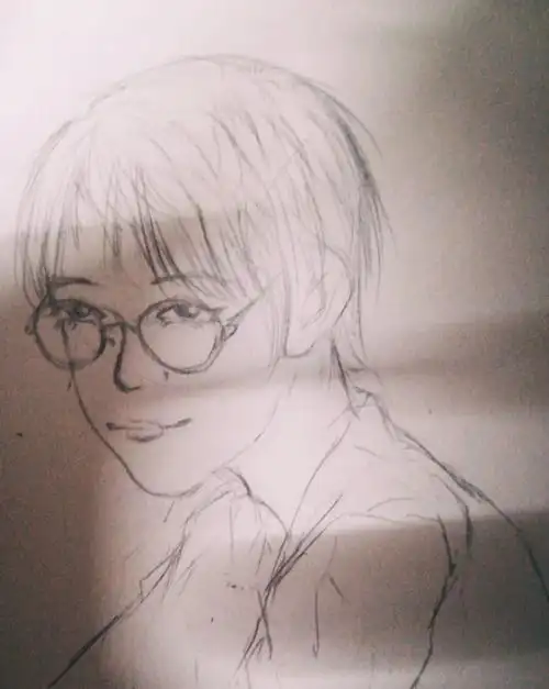 画了只霖霖,越看越像十年后的……原谅我的渣画技