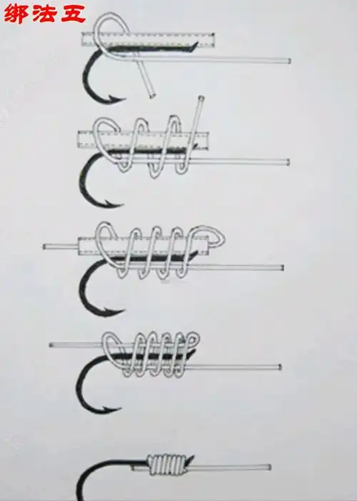 绑鱼钩的方法图解又快又结实的8种绑钩技巧