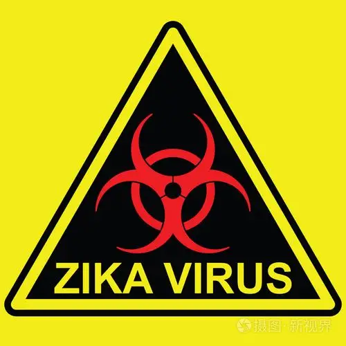 zika 病毒警告标志