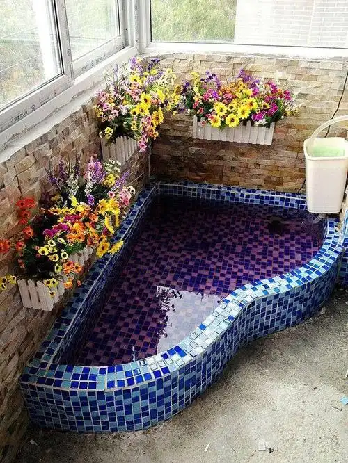 合肥的家设计一个这样的鱼池聚财好看两不误