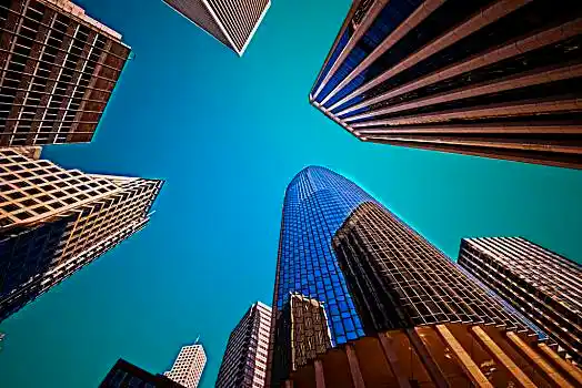 现代建筑,仰视,建筑
