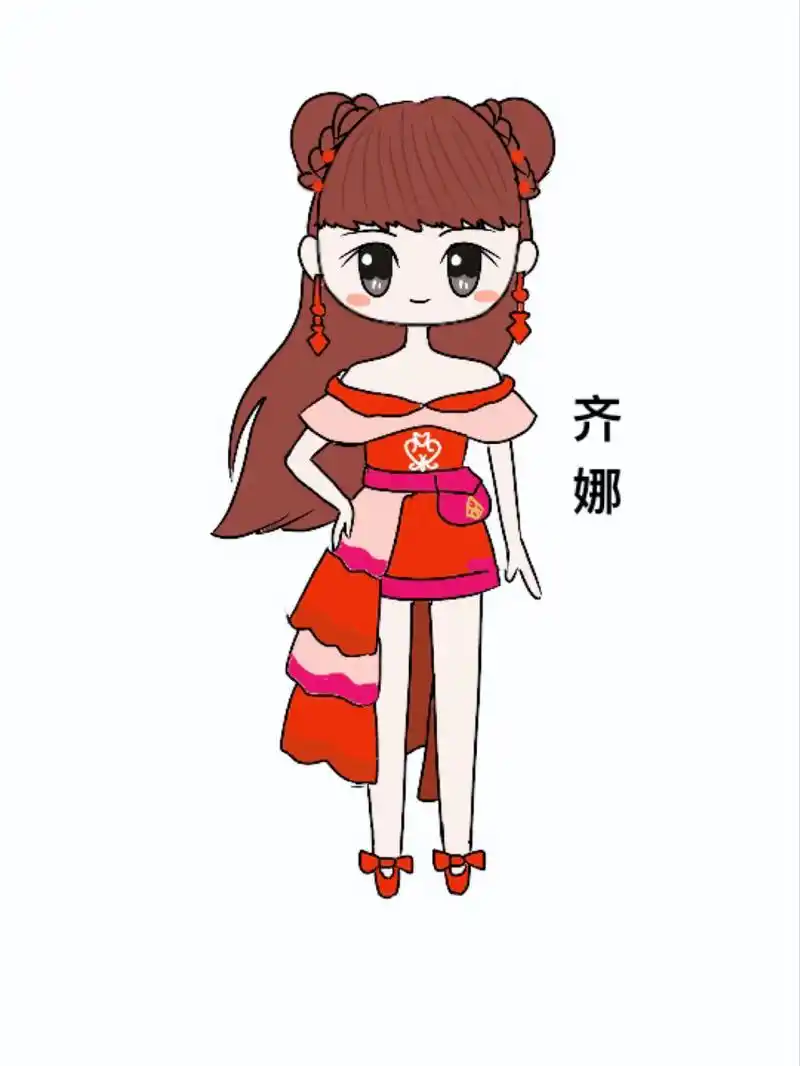 简笔画教程75159步画你熟悉的叶罗丽齐娜