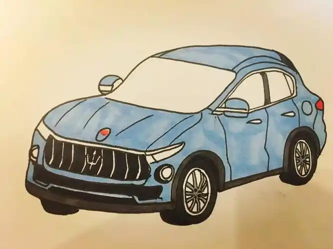 2017上海车展 | stella教你画玛莎拉蒂levante