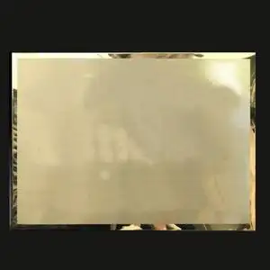 立等可取uv打印公司招牌门牌空白亮边拉丝40乘60cm钛金材料金属牌