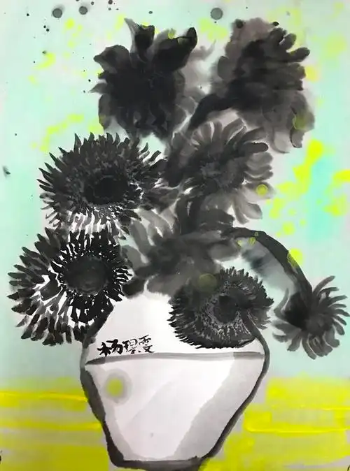 向大师致敬梵高向日葵