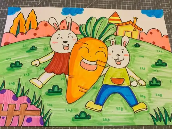 拔萝卜儿童画拔萝卜儿童画教案