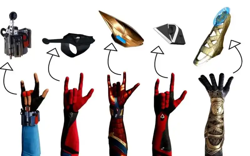 各版本蜘蛛侠蛛丝发射器