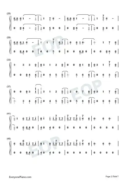 fake love-防弹少年团双手简谱预览2