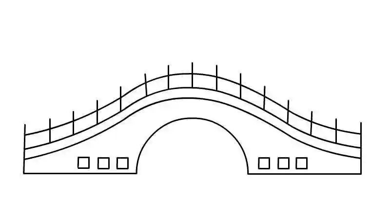 桥简笔画 桥怎么画