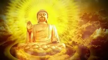 如来佛祖在空中现金身视频