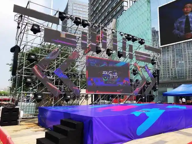 灯光阵列雷亚架拼接桁架摇头灯架子舞台架子广告架人字顶truss架