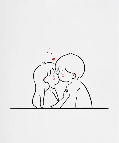 超爱你哟简笔画壁纸教程简笔画抖音表白简笔画顺序小人简笔画爱你超甜