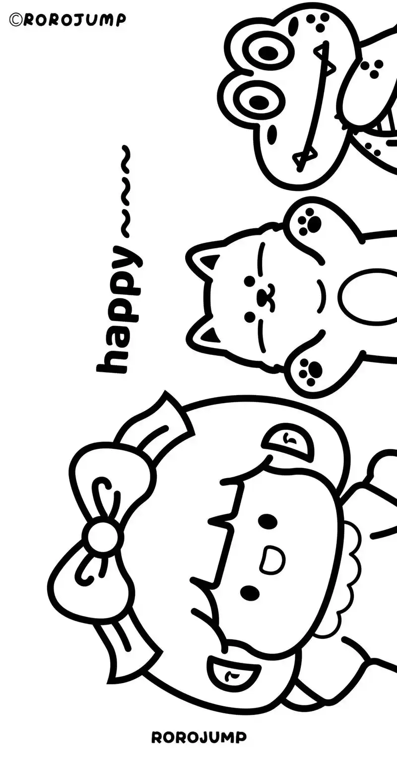 黑白涂鸦壁纸来啦～你更喜欢哪一张呢?#图集 #壁纸 #手机壁 - 抖音