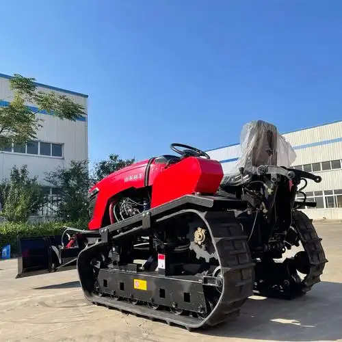 50马力水旱两用履带拖拉机 家用犁地机 多功能开沟施肥打田机