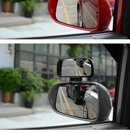 3汽车盲区镜透视镜多功能后视镜小圆镜倒车镜反光镜辅助镜子黑色一对