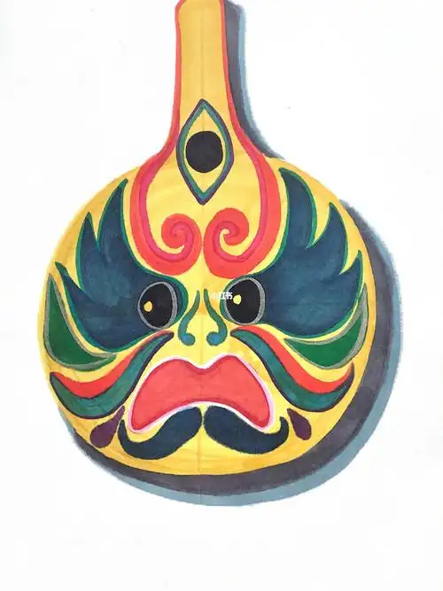 马勺脸谱创意绘画色块起型法