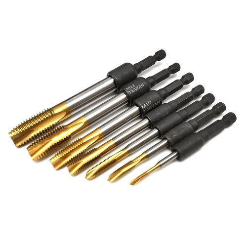 丝锥套筒丝攻夹头加长六角组合套装螺纹丝锥机机用丝锥