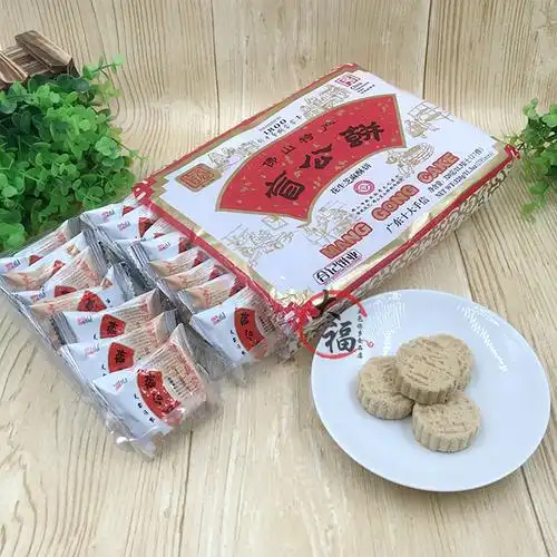 广东手信岭南佛山特产盲公320g袋装花生芝麻酥性饼干