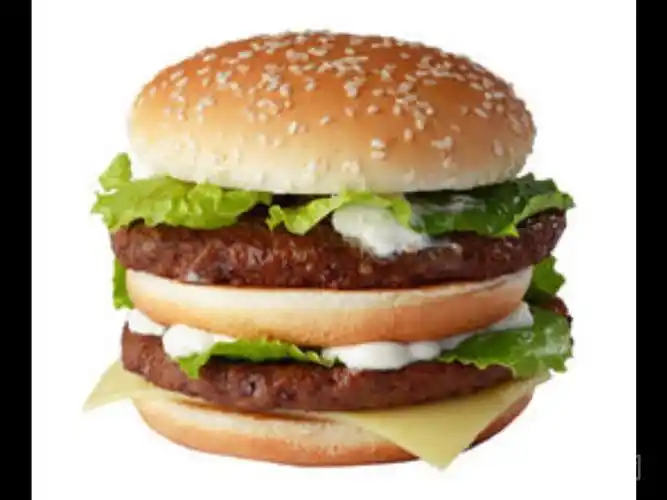 奥尔良鸡腿堡香辣双层堡推荐菜:艾可奇汉堡(三道街店)位于呼伦贝尔市