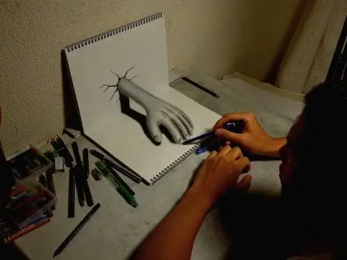 制造幻觉的3d素描