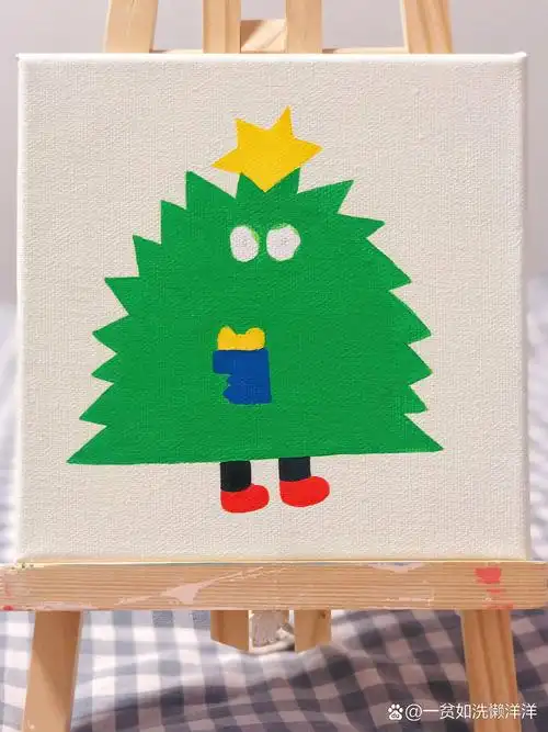 可爱丙烯画30 /圣诞树90 /图片教程