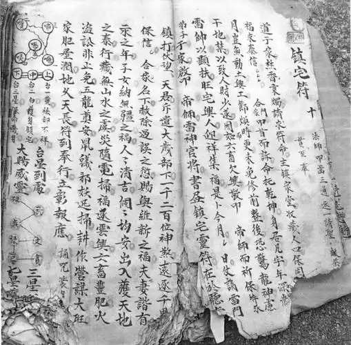 符咒古籍家传秘诀符手抄本