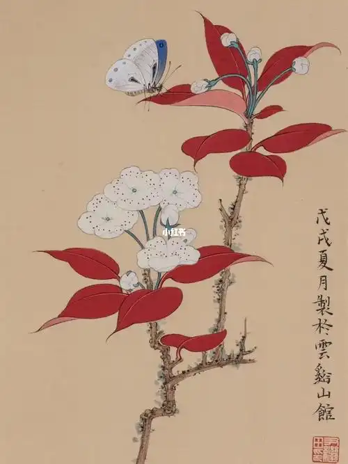 工笔花卉·尹继田_花卉_国画_工笔画_中国画_兴趣爱好_绘画