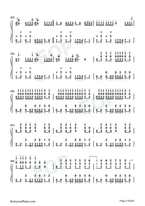 土耳其冰淇淋周杰伦双手简谱预览4