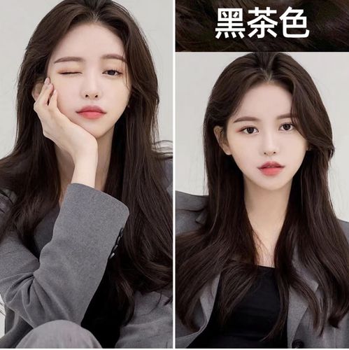 指凤花无植物染发剂天然染发膏霜白发温和发廊油膏彩