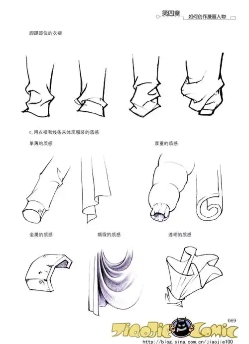 漫画褶皱素材