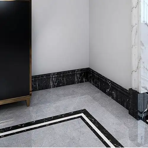 天然瓷砖墙角装饰大理石白色贴脚地脚简约石踢脚踢脚线