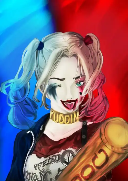 另类小丑女临摹学习