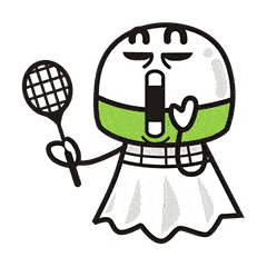 中羽在线原创表情包【羽小球】系列上线_羽毛球_小萌_形象