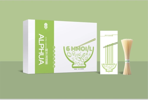 无糖减脂挂面包装设计提案