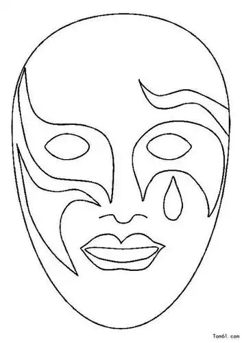 面具图片简笔画图片少儿图库中国儿童资源网