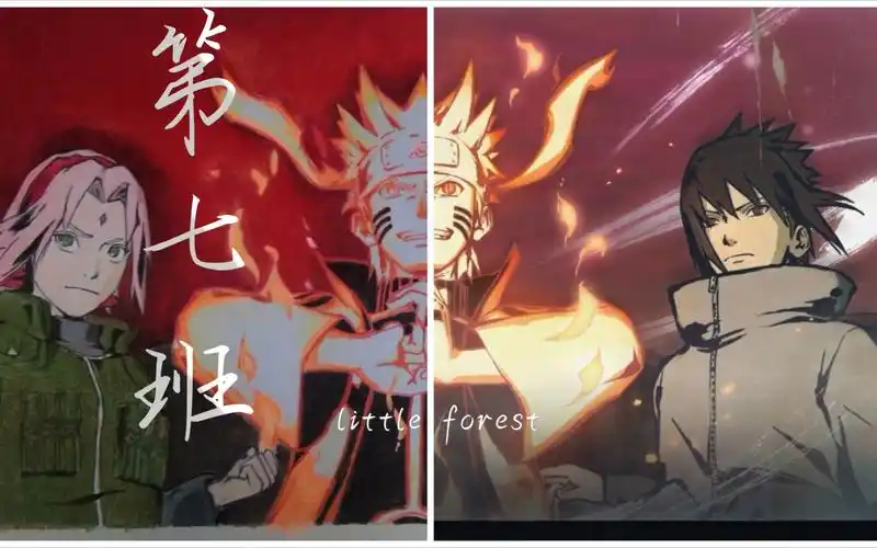 【致青春】彩铅手绘火影忍者第七班_哔哩哔哩 (゜-゜)つロ 干杯~-bili