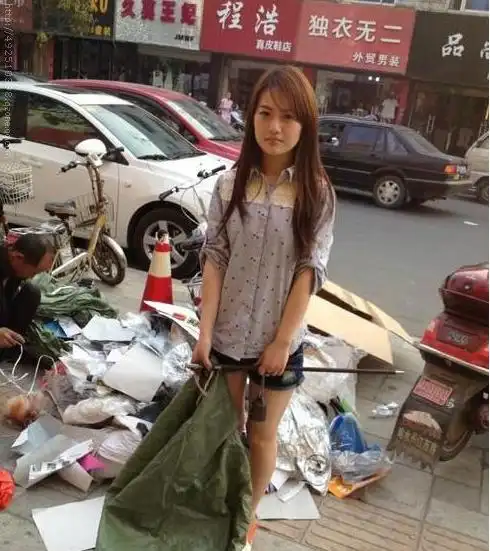 她是"拾荒界西施"!每月收入仅5000台币… 千年一遇啊!