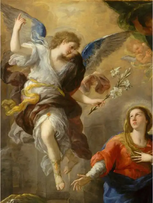 加百列大天使  #珍珠姑娘采珍珠  #基督  #深圳  #绘画  #油画