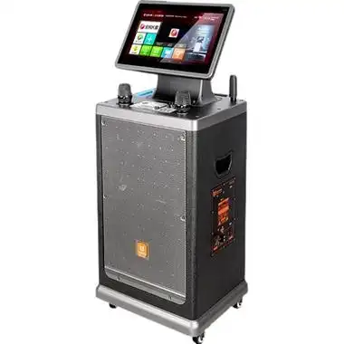 贝德视佳h1235户外移动视频声卡音响一体机蓝牙点歌机拉杆广场音箱