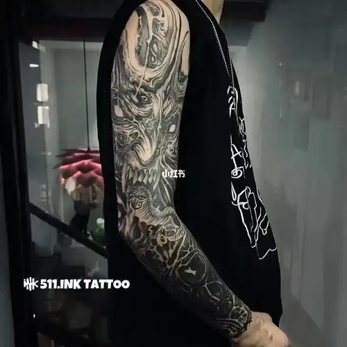 暗黑花臂真的帅呐