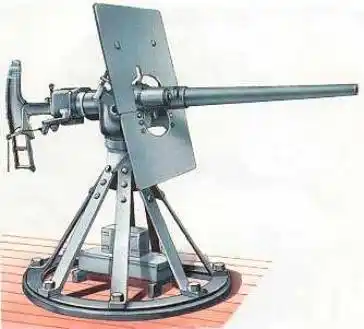 北洋舰队大量装备的哈乞开斯速射炮(小速射炮)