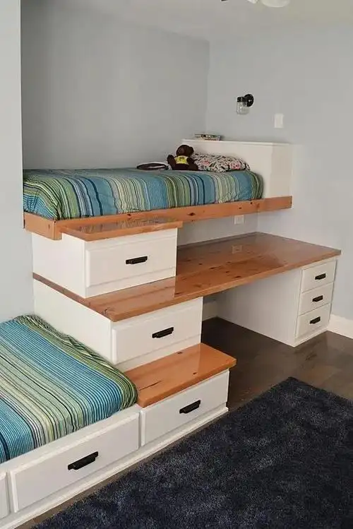 二胎如何设计儿童房两个小孩的儿童房装修设计效果图