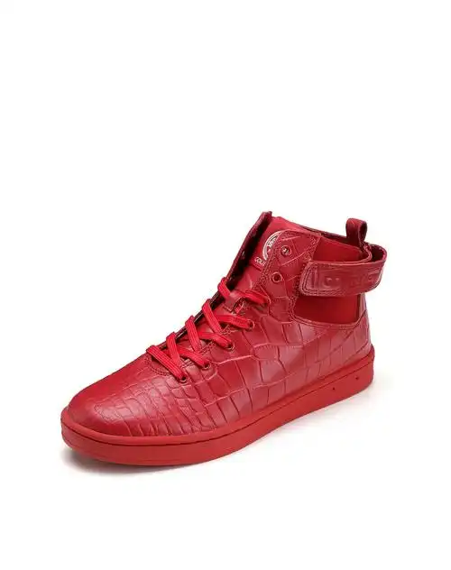 红色男士休闲鞋