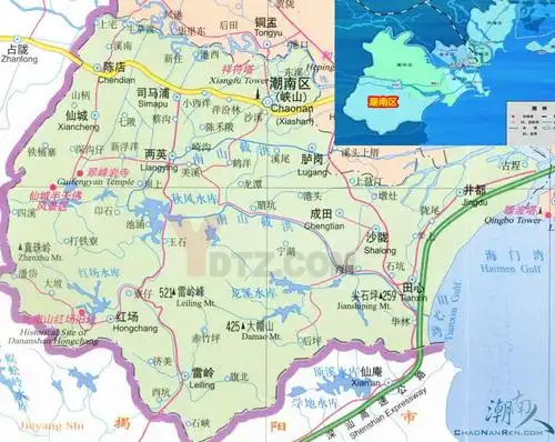 有高手告诉汕头潮南区经纬度是多少?