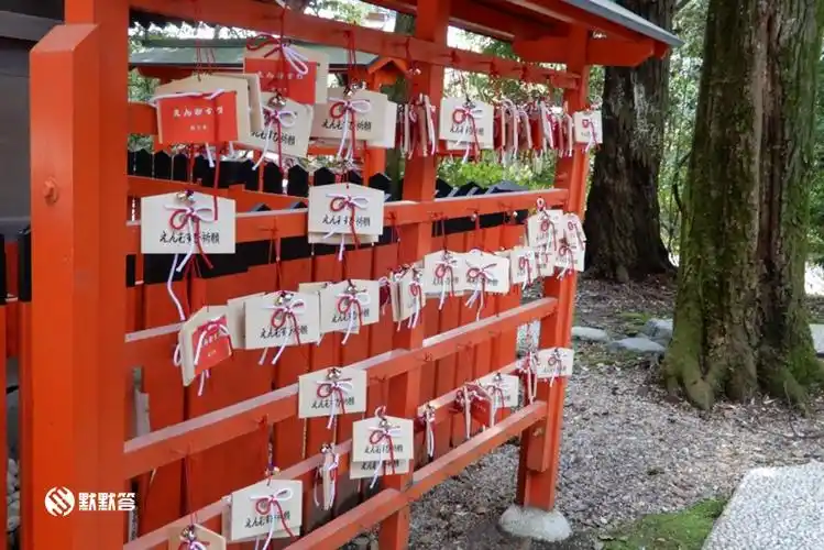 原始森林中的千年姻缘守护神社,「下鸭神社」绘制祈愿美丽的镜绘马超
