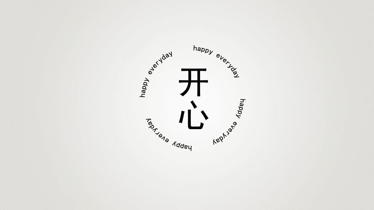 文字环绕中心旋转动态效果制作