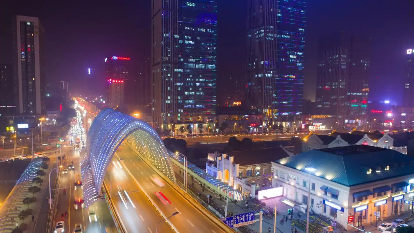 武汉- 楚河汉街唯美夜景