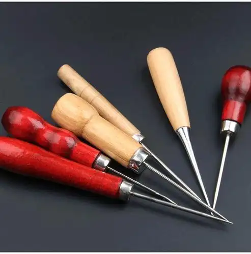 锥子德国进口子千枚通鞋锥针带孔鞋锥带钩diy锥子