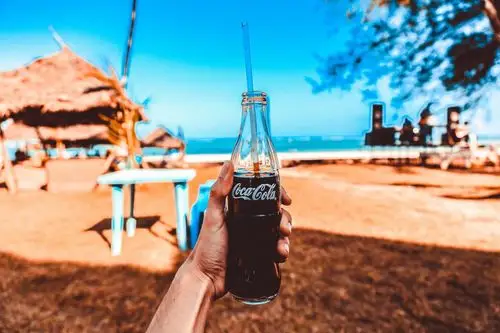 可口可乐玻璃瓶装图片,高清图片